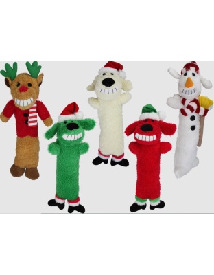 Multipet Holiday Loofa Dog Toys Assorted 1ea/12 in