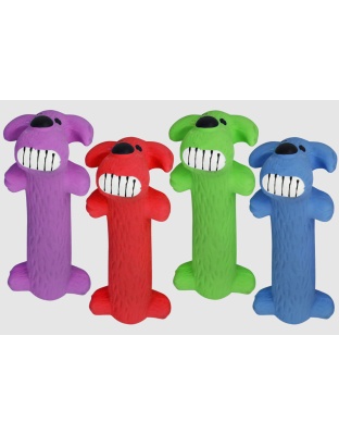 Multipet Loofa Latex Dog Toy Assorted 1ea/6 in