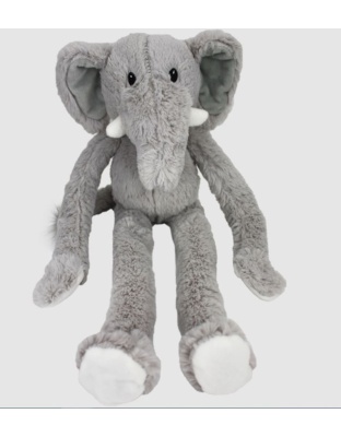 Multipet Swingin Safari Dog Toy Elephant Assorted 1ea/19 in
