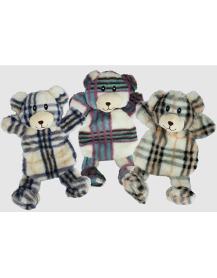 Multipet Berman Bears Dog Toy Assorted 1ea/15 in
