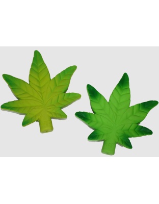 Multipet Hemp Leaf (Assorted Green Colors) 6 Inch