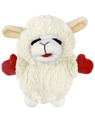 Multipet Lamb Chop Crinkle Dog Toy 1ea/6 in