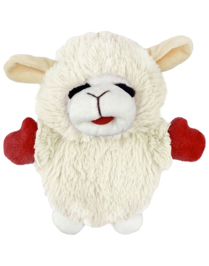 Multipet Lamb Chop Crinkle Dog Toy 1ea/6 in