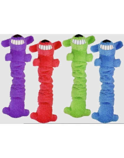 Multipet Loofa Bungee Scrunchy Dog Toy Assorted 1ea/12 in