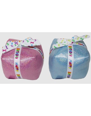 Multipet Birthday Present (Shiny Blue/Pink Assorted) 5.5 Inch