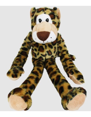 Multipet Swingin Safari Dog Toy Leopard Assorted 1ea/19 in