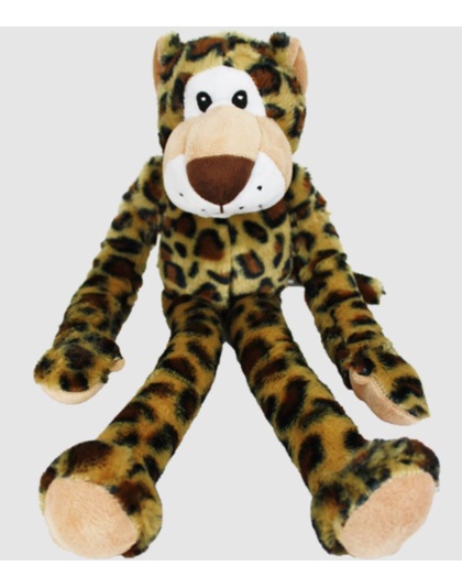 Multipet Swingin Safari Dog Toy Leopard Assorted 1ea/19 in