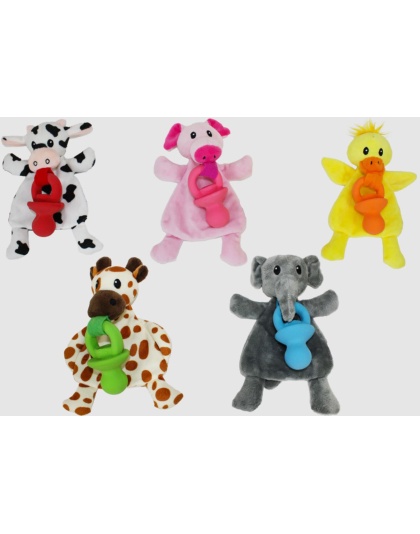 Multipet Pacifier Pals Stuffed Animals Assorted 1ea/8 in