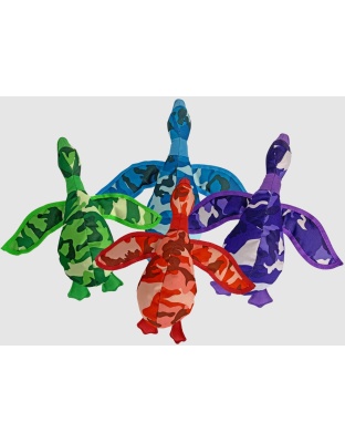 Multipet Camouflage Duck Dog Toy Assorted 1ea/13 in
