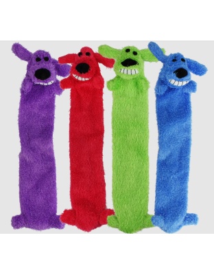 Multipet Loofa Light-Weight Dog Toy Assorted 1ea/12 in