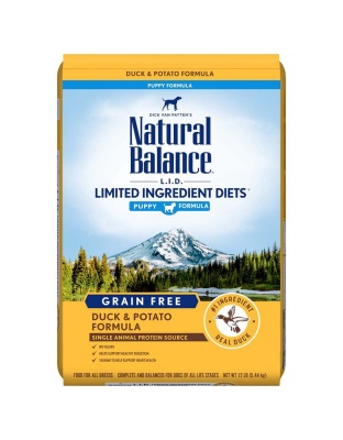 Natural Balance Pet Foods L.I.D. Puppy Dry Dog Food Duck & Potato 1ea/12 lb