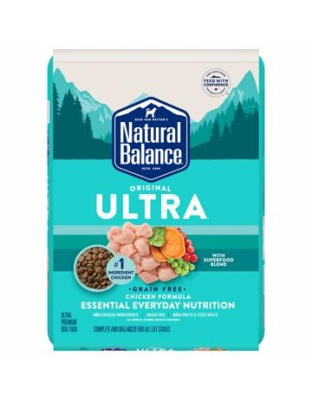 Natural Balance Pet Foods Ultra Grain Free Dry Dog Food Chicken 1ea/11 lb