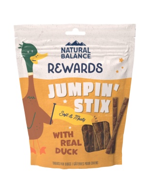 Natural Balance Pet Foods Rewards Jumpin' Stix Soft & Meaty Dog Treats Duck 1ea/4 oz