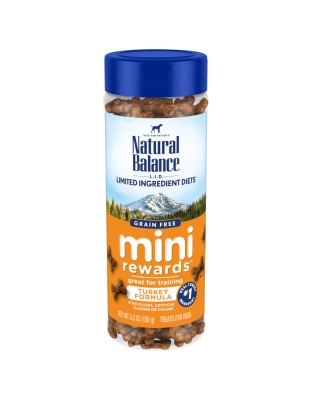 Natural Balance Pet Foods Rewards Minis Soft & Meaty Dog Treats Turkey 1ea/5.3 oz