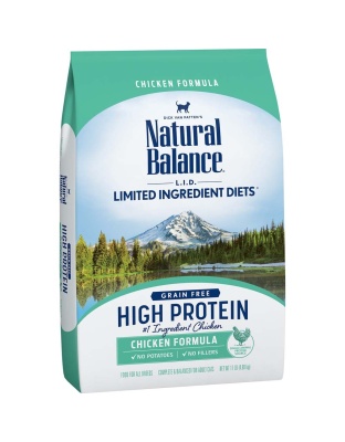 Natural Balance Pet Foods L.I.D. High Protein Dry Cat Food Chicken 1ea/11 lb