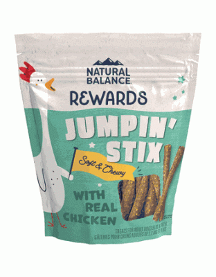 Natural Balance Pet Foods Rewards Jumpin' Stix Soft & Meaty Dog Treats Chicken 1ea/4 oz