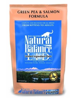 Natural Balance Pet Foods L.I.D. Dry Cat Food Green Pea & Salmon 1ea/2 lb