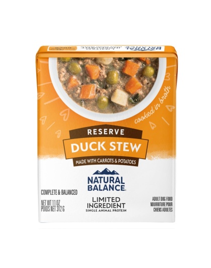 Natural Balance Pet Foods L.I.D. Stew Wet Dog Food Duck Stew 11oz. (Case of 12)