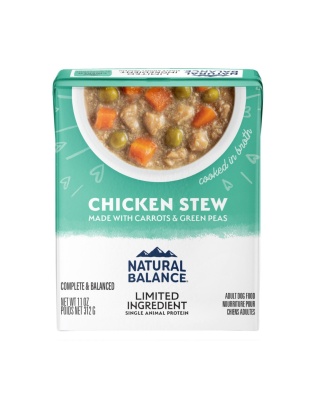 Natural Balance Pet Foods L.I.D. Stew Wet Dog Food Chicken Stew 11oz. (Case of 12)