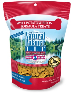 Natural Balance Pet Foods Rewards Bite-Size Crunchy Biscuits Small Breed Dog Treats Bison & Sweet Potato 1ea/8 oz