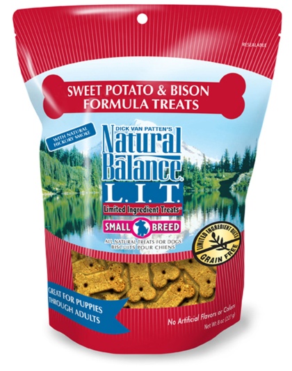 Natural Balance Pet Foods Rewards Bite-Size Crunchy Biscuits Small Breed Dog Treats Bison & Sweet Potato 1ea/8 oz