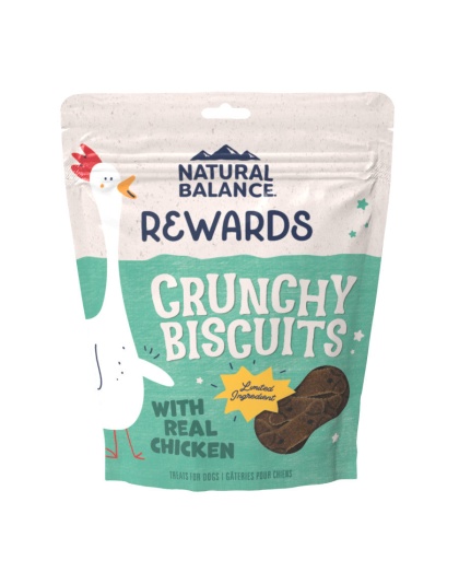 Natural Balance Pet Foods Rewards Crunchy Biscuits Small Breed Dog Treats Chicken & Sweet Potato 1ea/14 oz