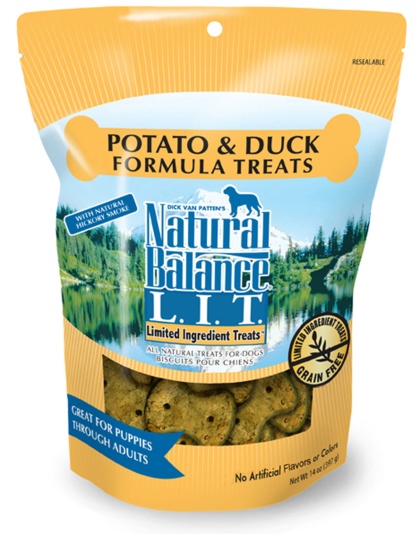 Natural Balance Pet Foods Rewards Crunchy Biscuits Small Breed Dog Treats Duck & Potato 1ea/14 oz