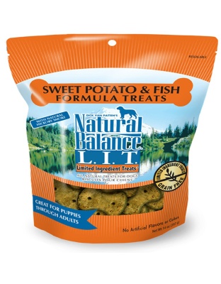 Natural Balance Pet Foods Rewards Crunchy Biscuits Small Breed Dog Treats Fish & Sweet Potato 1ea/14 oz