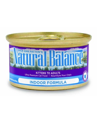 Natural Balance Pet Foods Ultra Premium Indoor Wet Cat Food Chicken 24ea/5.5 oz