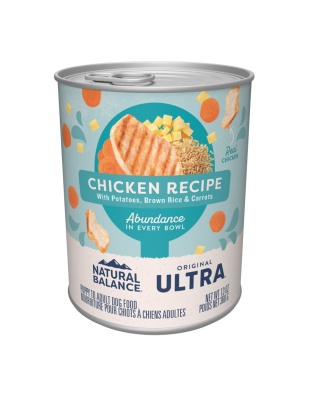 Natural Balance Pet Foods Ultra Premium Wet Dog Food Chicken 13oz. (Case of 12)