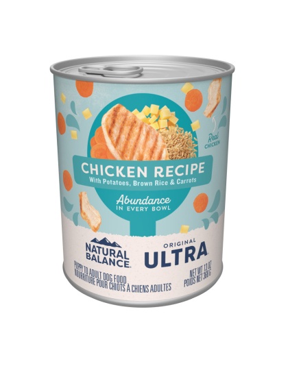 Natural Balance Pet Foods Ultra Premium Wet Dog Food Chicken 13oz. (Case of 12)