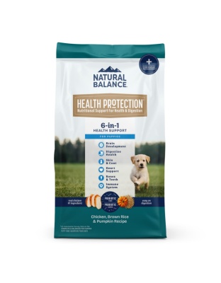 Natural Balance Pet Foods Health Protection Puppy Dry Dog Food Chicken, Rice & Pumpkin, 1ea/4 lb