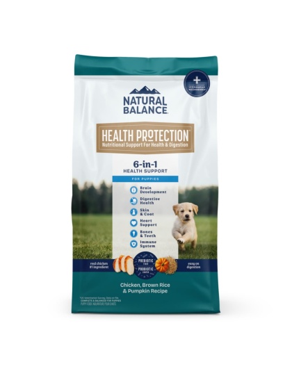 Natural Balance Pet Foods Health Protection Puppy Dry Dog Food Chicken, Rice & Pumpkin, 1ea/4 lb