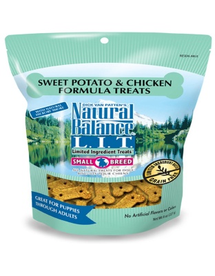 Natural Balance Pet Foods Rewards Bite-Size Crunchy Biscuits Small Breed Dog Treats Chicken & Sweet Potato 1ea/8 oz