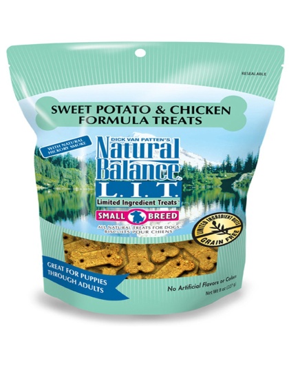 Natural Balance Pet Foods Rewards Bite-Size Crunchy Biscuits Small Breed Dog Treats Chicken & Sweet Potato 1ea/8 oz