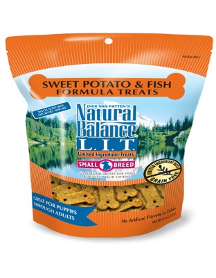 Natural Balance Pet Foods Rewards Bite-Size Crunchy Biscuits Small Breed Dog Treats Fish & Sweet Potato 1ea/8 oz