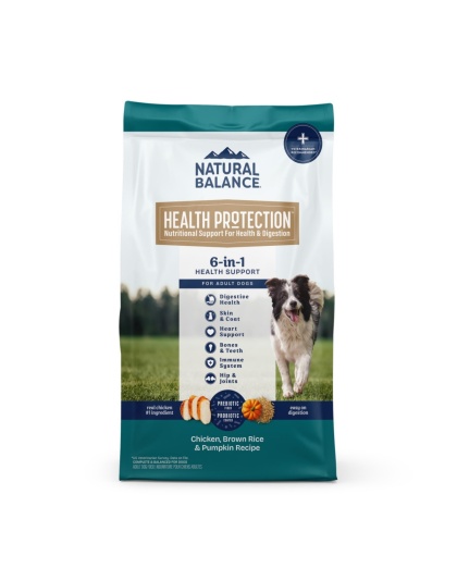 Natural Balance Pet Foods Health Protection Dry Dog Food Chicken, Rice  Pumpkin, 1ea/24 lb