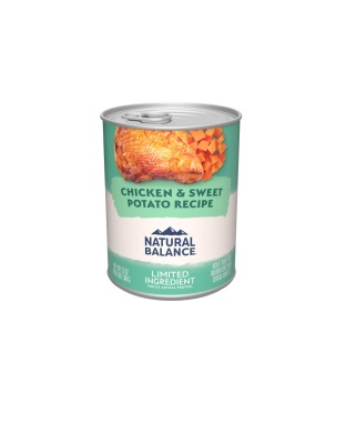 Natural Balance Pet Foods L.I.D. Wet Dog Food Chicken & Sweet Potato 13oz. (Case of 12)