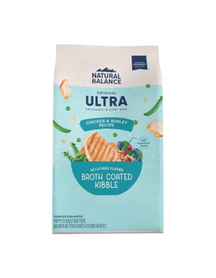 Natural Balance Pet Foods Ultra Broth Coated Dry Dog Food Chicken & Barley, 1ea/24 lb