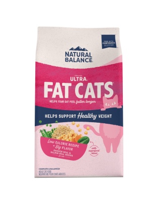 Natural Balance Pet Foods Ultra Fat Cats Dry Cat Food Chicken & Salmon, 1ea/6 lb