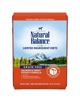 Natural Balance Pet Foods L.I.D. Adult Dry Dog Food Salmon & Sweet Potato 1ea/24 lb