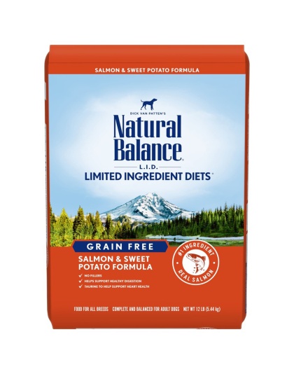 Natural Balance Pet Foods L.I.D. Adult Dry Dog Food Salmon & Sweet Potato 1ea/24 lb