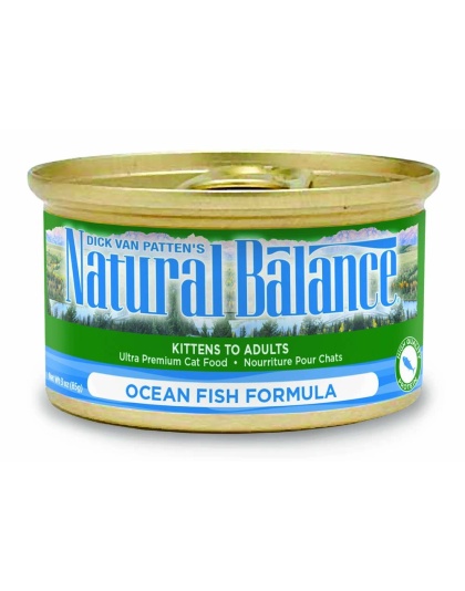 Natural Balance Pet Foods Ultra Premium Wet Cat Food Ocean Fish 24ea/5.5 oz
