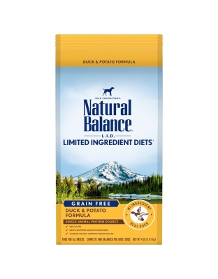 Natural Balance Pet Foods L.I.D. Adult Dry Dog Food Duck & Potato 1ea/4 lb