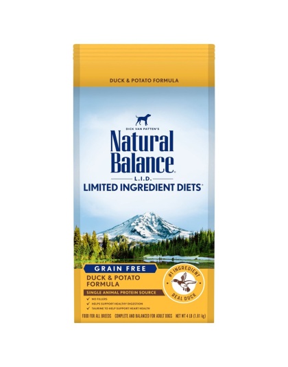 Natural Balance Pet Foods L.I.D. Adult Dry Dog Food Duck & Potato 1ea/4 lb