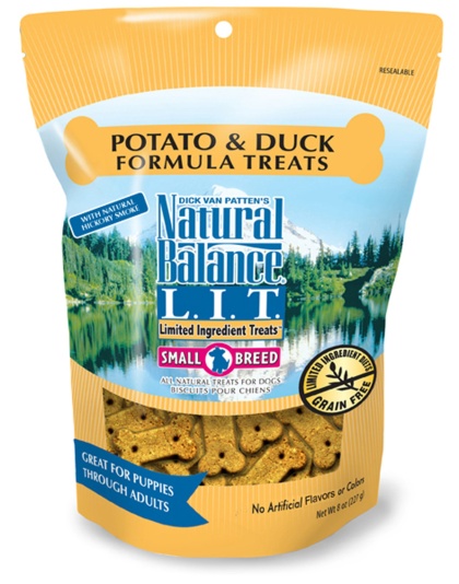 Natural Balance Pet Foods Rewards Bite-Size Crunchy Biscuits Small Breed Dog Treats Duck & Potato 1ea/8 oz