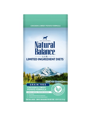 Natural Balance Pet Foods L.I.D. Adult Dry Dog Food Chicken & Sweet Potato 1ea/4 lb