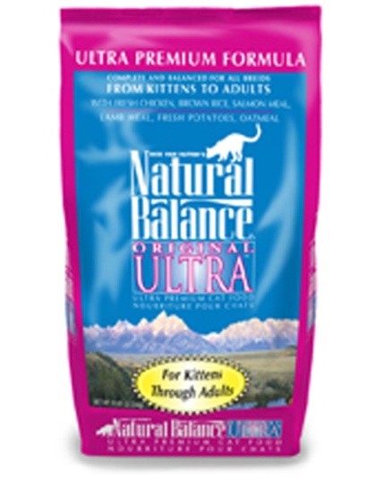 Natural Balance Pet Foods Original Ultra Premium Whole Body Health Dry Cat Food Chicken Meal & Salmon Meal 1ea/6 lb