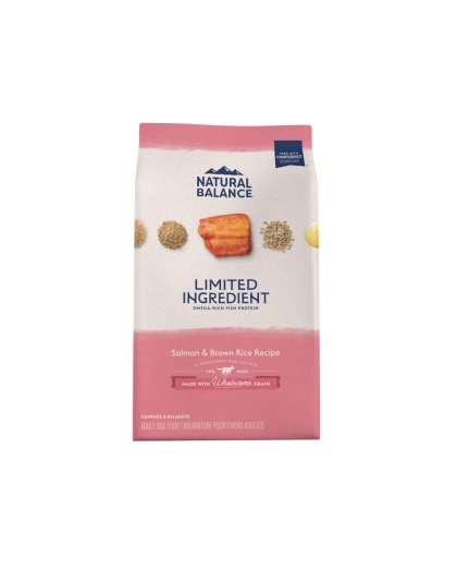 Natural Balance Pet Foods L.I.D. Adult Dry Dog Food Salmon & Brown Rice 1ea/4 lb