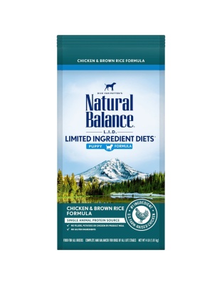 Natural Balance Pet Foods L.I.D. Puppy Dry Dog Food Chicken & Brown Rice 1ea/4 lb